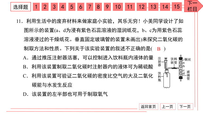 【期末复习】人教版化学九上 第六、七单元检测卷 习题课件 （32张PPT）