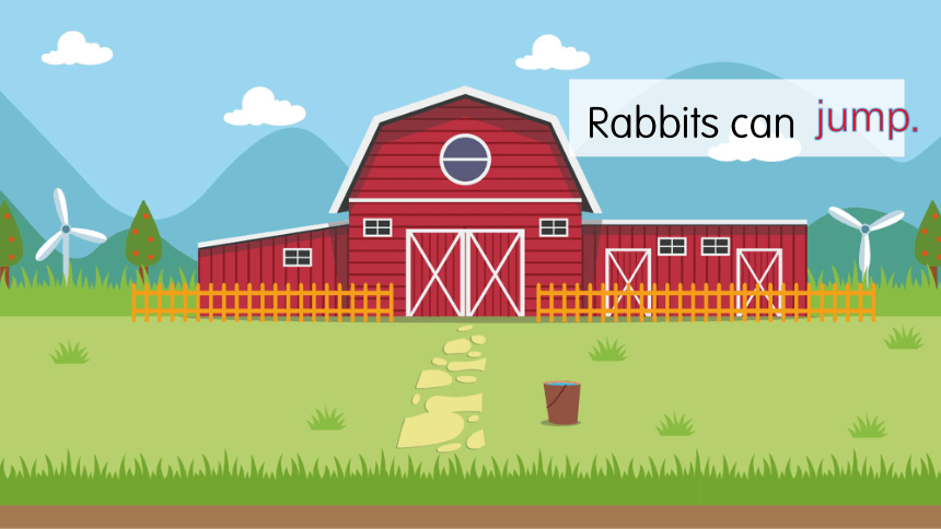 Unit1 Animals on the farm Lesson4 Horses and Rabbits 课件+素材(共41张PPT)