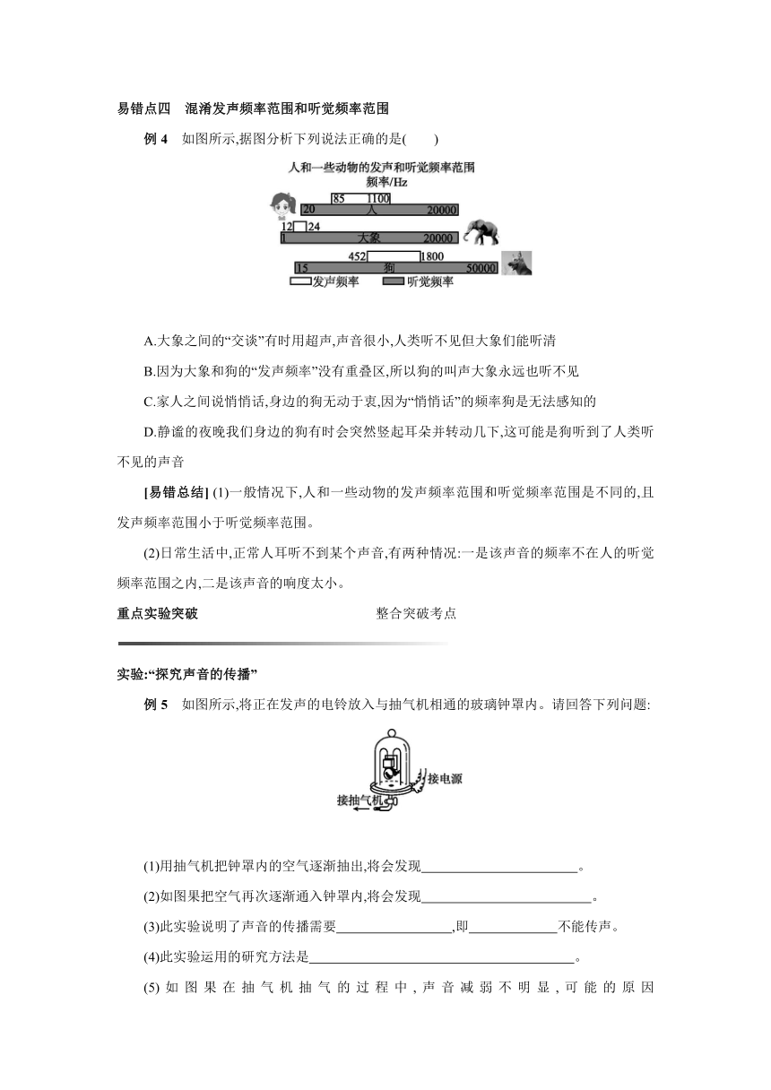 沪科版物理八年级全一册同步提优训练：第三章　声的世界  章末复习（含答案解析）