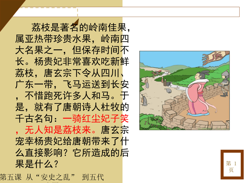 第5课安史之乱与唐朝的衰亡  课件（31张PPT）