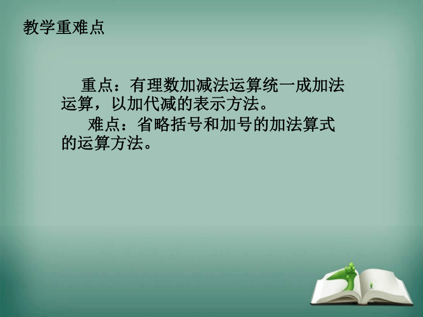 2022-2023学年华师大版数学七年级上册 2.8.1 加减法统一成加法 课件(共12张PPT)