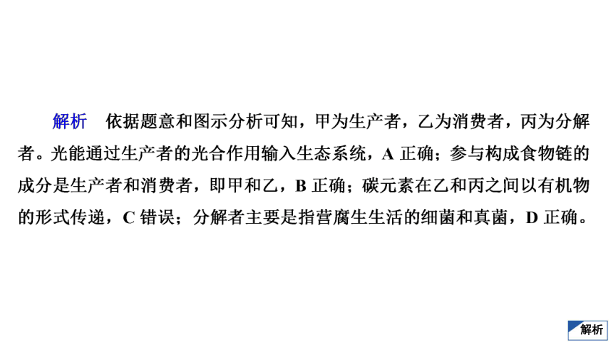 高考生物复习用卷：考点34 生态系统的结构（共63张PPT）