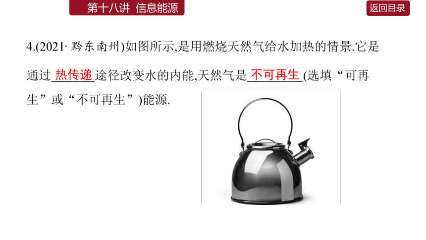 【中考2022】初中物理一轮真题精练 17信息能源 习题课件（26张PPT）