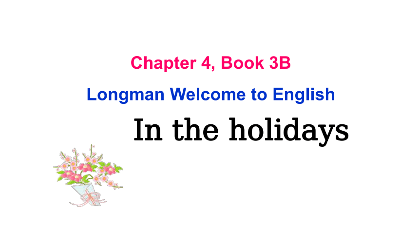 Chapter4 In the holiday Part C课件(共15张PPT)