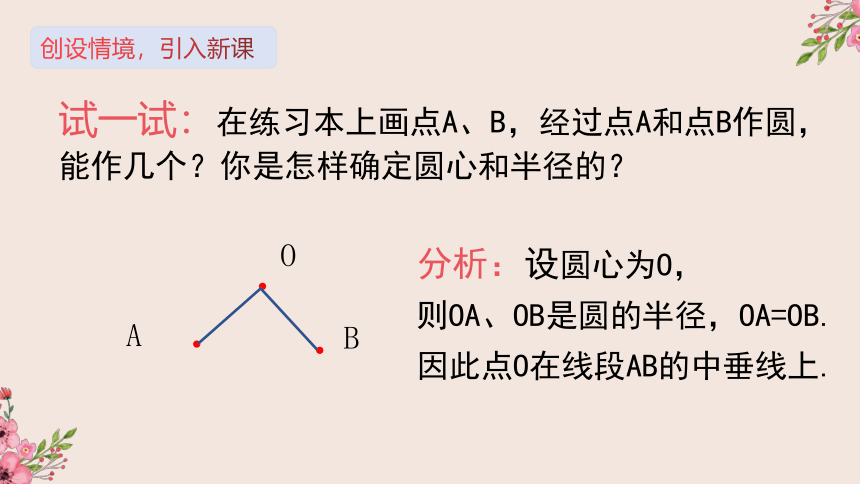 28.2过三点的圆-冀教版九年级数学上册课件(共30张PPT)