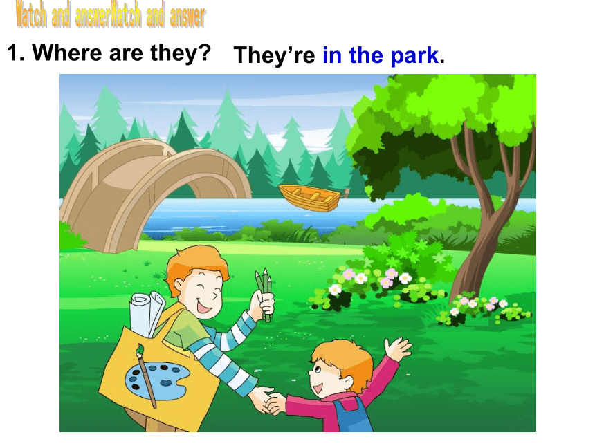 Unit 4 Drawing in the park（Story time） 课件（共39张PPT）