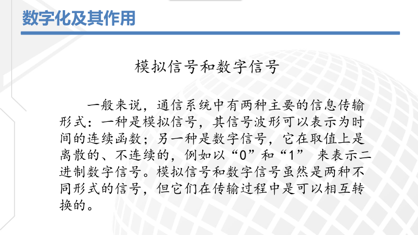 2021-2022学年高中信息技术中图版(2019)必修11.2 数字化与编码（信息怎样才能存入计算机）课件（21张PPT）