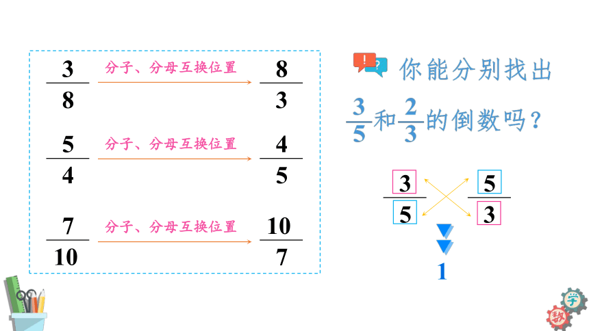 六年级数学上册课件 2.6 倒数的认识 苏教版（17页PPT）