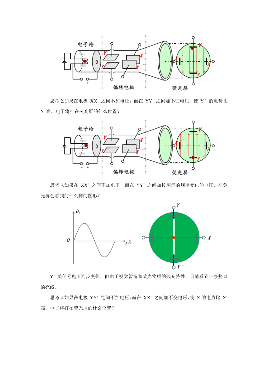 10.5带电粒子在电场中的运动预习案1 2022-2023学年上学期高二物理人教版（2019）必修第三册（word含答案）