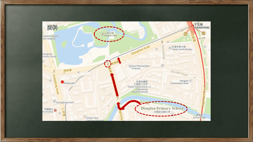 Unit 2 There is a park near my home．Revision 课件(共30张PPT)