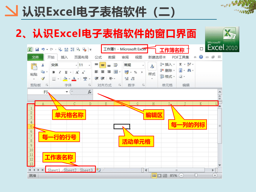 第三单元 表格数据处理 课件(共67张PPT，6课时)  2022—2023学年滇人版（2016）初中信息技术七年级上册