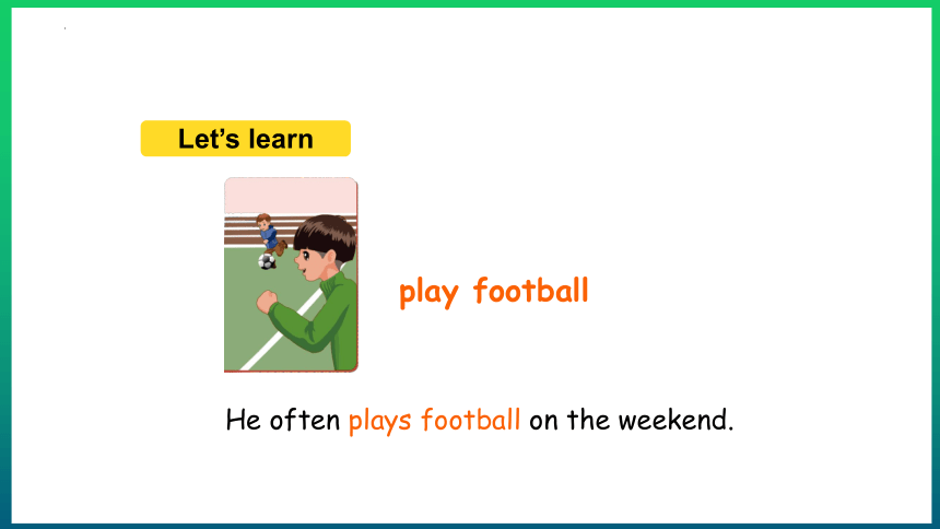 Unit 2 My week Part B Let’s learn & Group work 课件（共16张ppt）