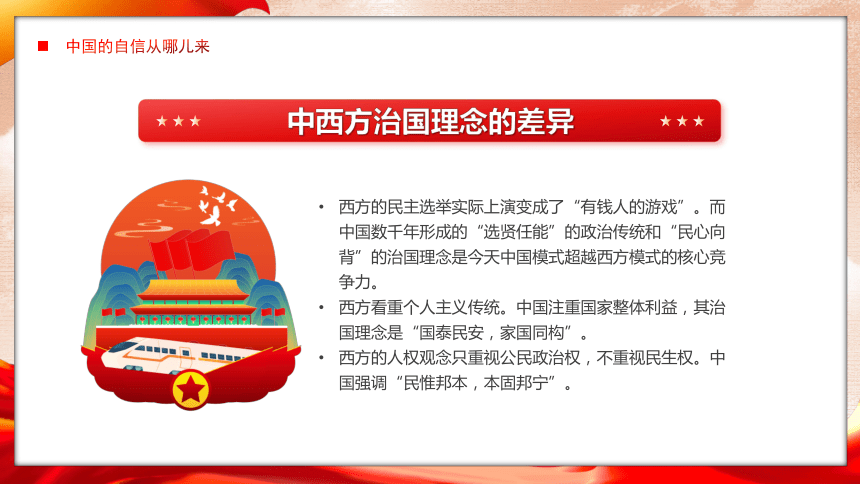 高中班会 爱国教育主题班会 坚定四个自信推进中国特色社会主义发展 课件 (共42张PPT)