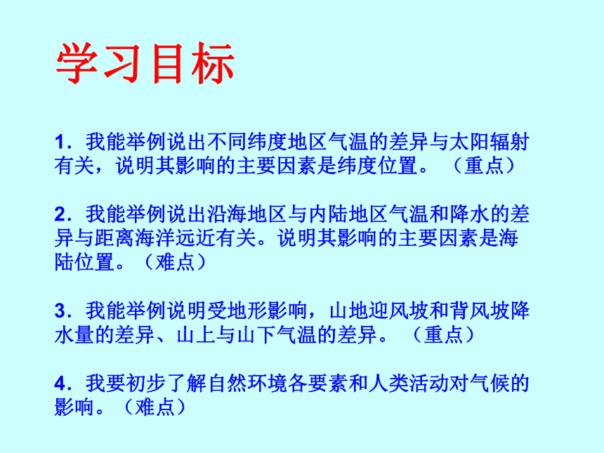 商务星球版七上地理 4.5 形成气候的主要因素 课件(共15张PPT)