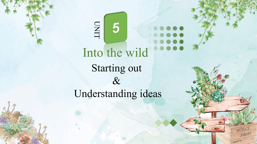 外研版(2019)必修第一册Unit 5 Into the wild Starting out & Understanding ideas 课件-(18张ppt)
