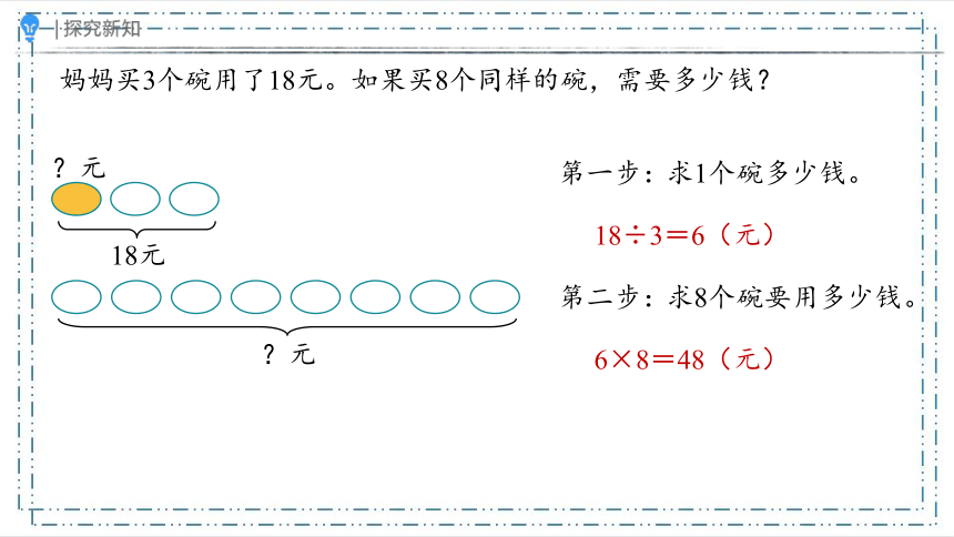 6.2.7 解决问题（二）归一问题（课件）(共22张PPT) -三年级上册数学人教版