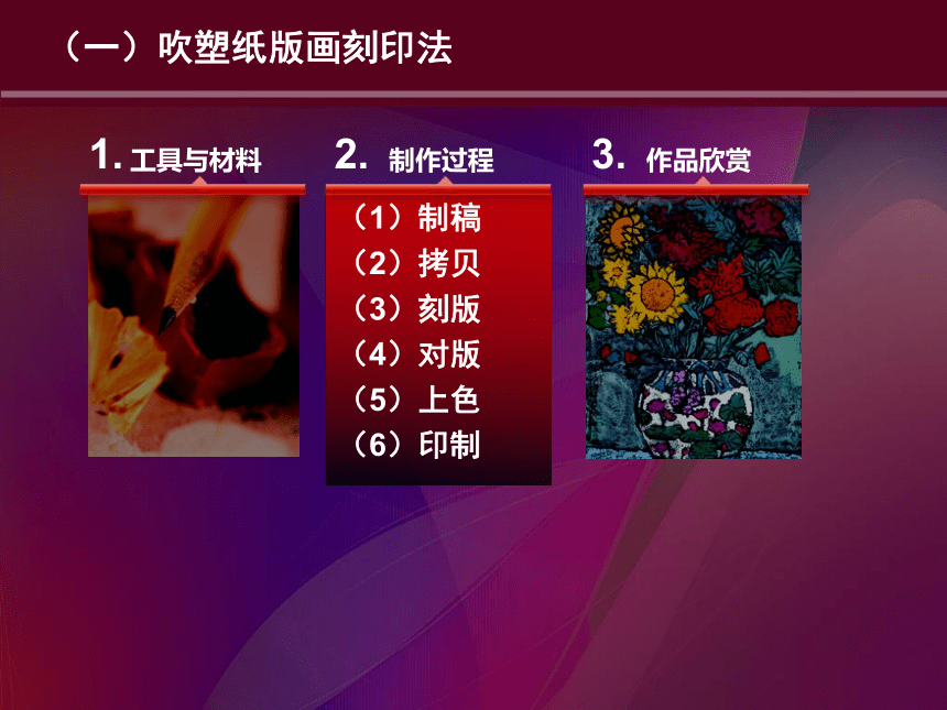 人美版八下 5. 一版多色版画 课件（50张）