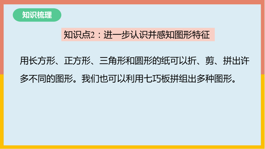 有趣的图形整理复习（课件） 数学一年级下册(共21张PPT)北师大版