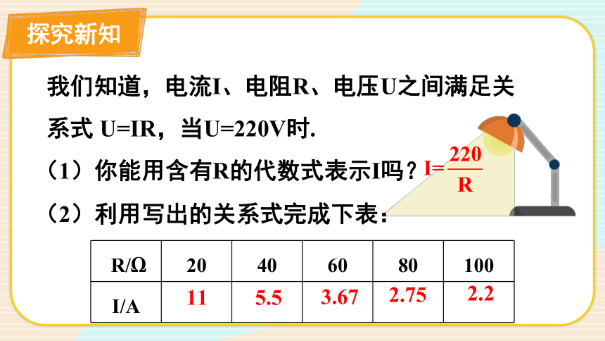 6.1 反比例函数 课件（共18张PPT）