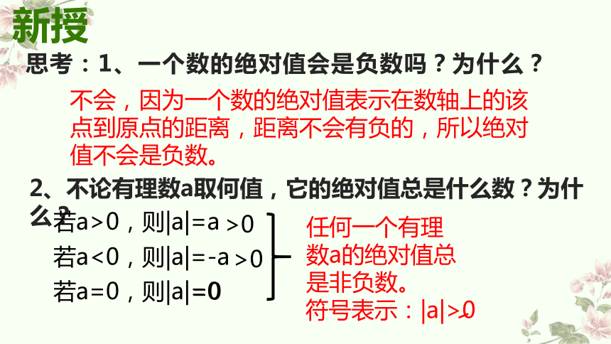 2022—2023学年北师大版数学七年级上册2.3绝对值（第二课时）课件(共14张PPT)