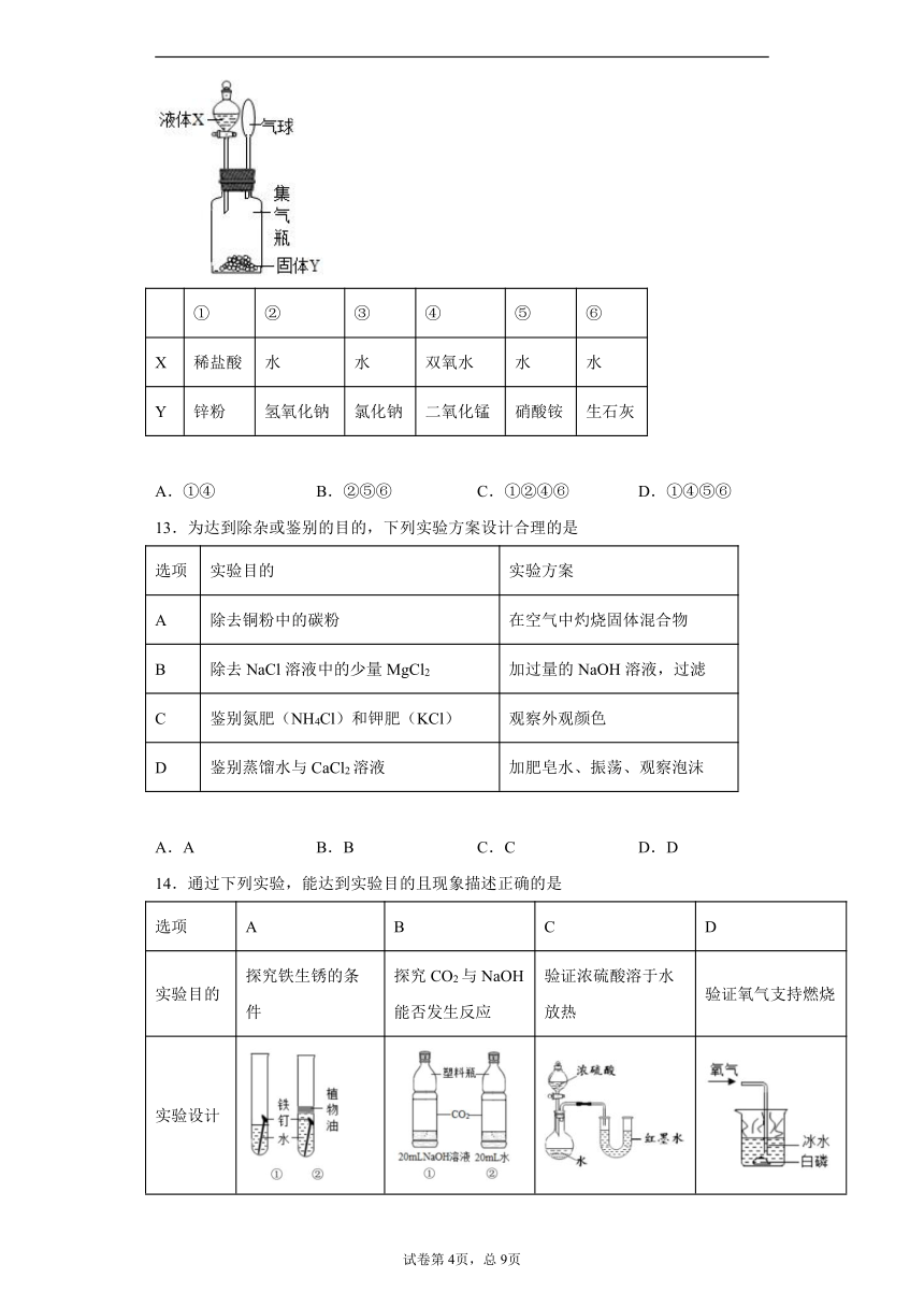 2021年广东省广州市花都区中考一模化学试题（word版 含答案解析）