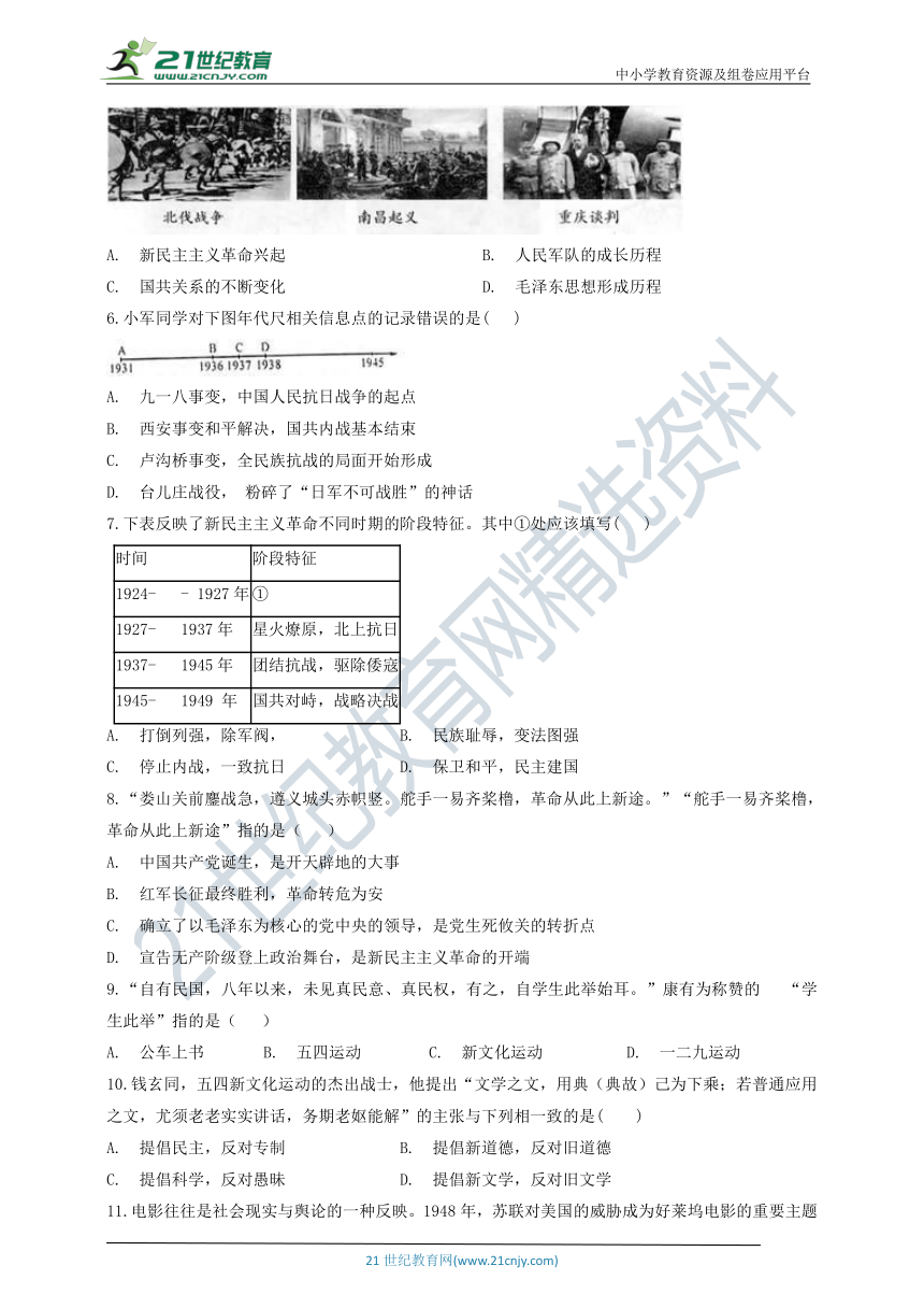 【浙江专版】中考《社会法治》二轮专题复习卷——发展的选择（含答案）