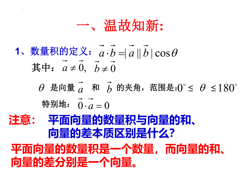 6.2.4+向量的数量积（2）（人教A版2019必修第二册课件）(共24张PPT)