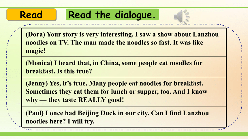 冀教版七年级下册Lesson 11  Food in China 课件(共31张PPT，内嵌音视频）