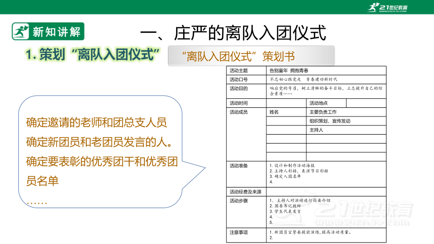 【粤教版】七上《综合实践活动》4.3主题活动二 我是光荣的共青团员 课件