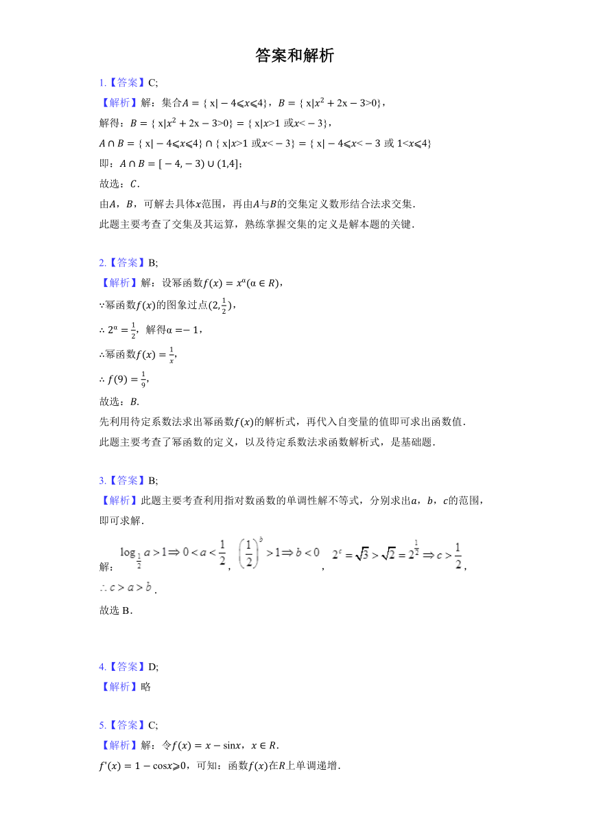人教B版（2019）必修第二册《4.3 指数函数与对数函数的关系》同步练习（含解析）