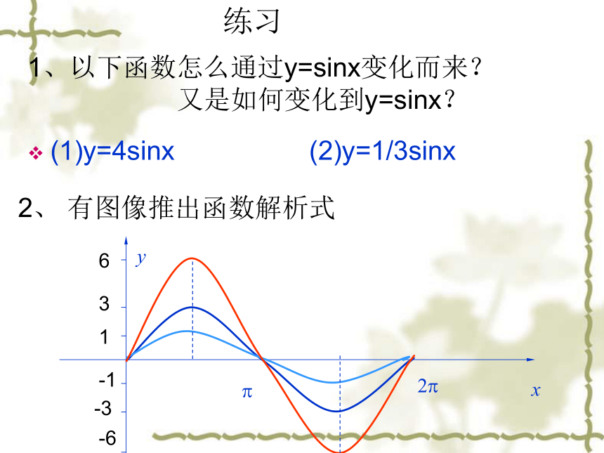沪教版（上海）高中数学高一下册 6.3 函数ｙ＝Ａｓｉｎ（ωｘ＋φ）的图像与性质 课件1(共26张PPT)