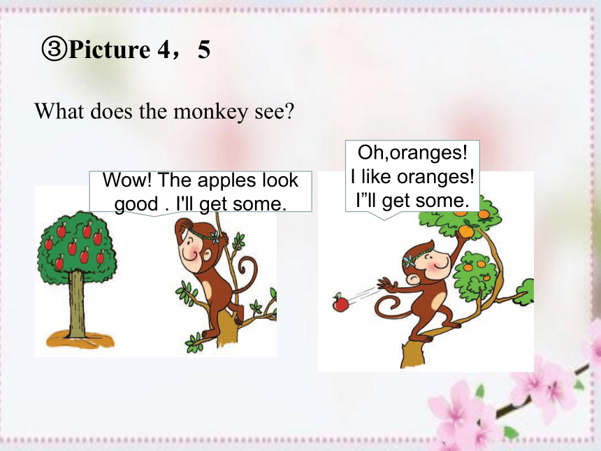 Unit 4 Food and Restaurants>Lesson 24 Alittle Monkey.课件（共15张PPT）