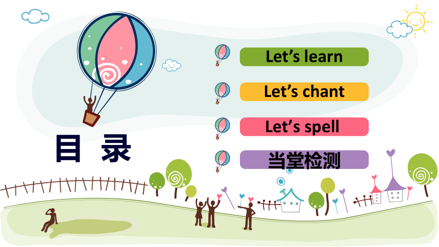 人教版（新）四上 Unit 3 My friends Part A  第2课时 Let's learn~Let's spell【优质课件】