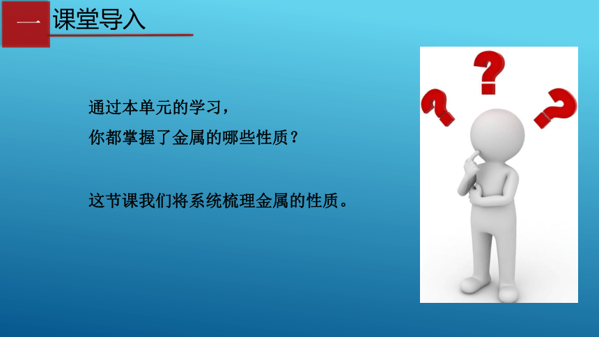 鲁教版（五四制）九年级全册 第一单元 第四单元 到实验室去：探究金属的性质 课件 (共20张PPT)