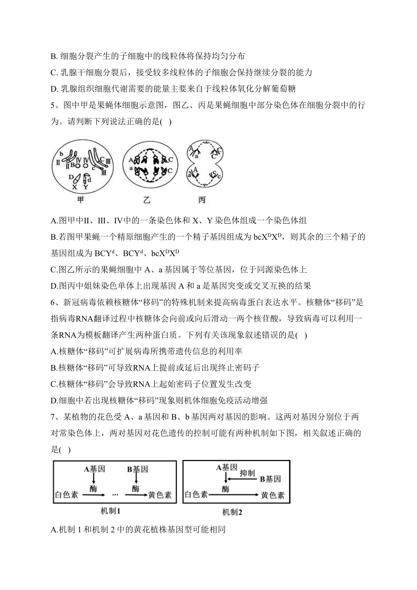 2023届新高考生物金榜猜题卷 【湖北专版】（含答案）