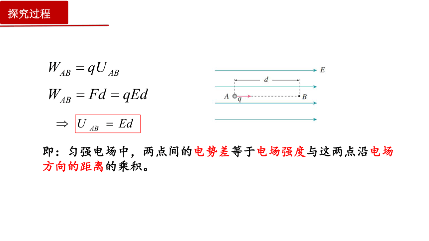 10.3电势差与电场强度 课件 (共40张PPT)