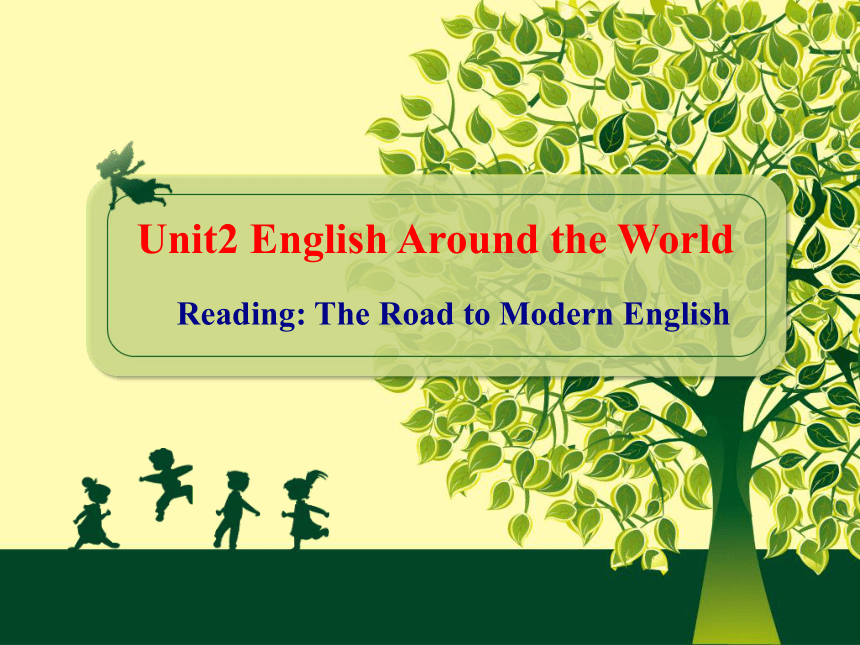 人教版（新课程标准）必修一Unit 2 English Around the World Reading 课件(27张ppt)