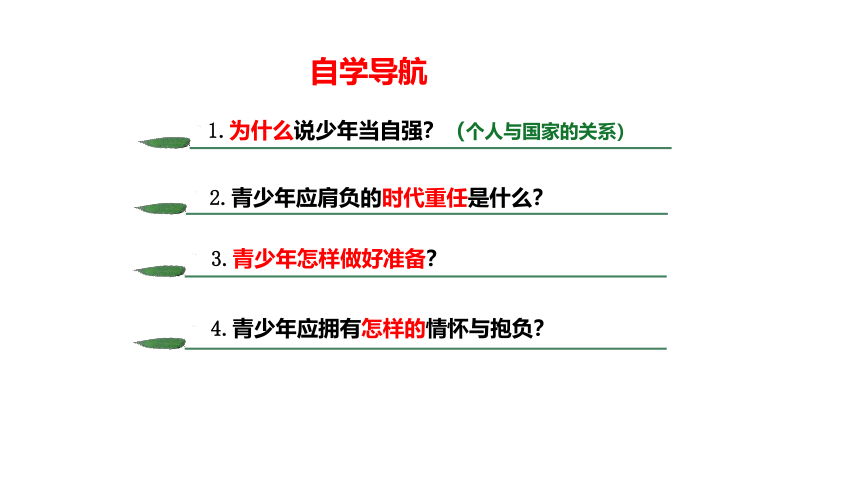 【核心素养目标】5.2少年当自强 课件（共26张PPT）+内嵌视频