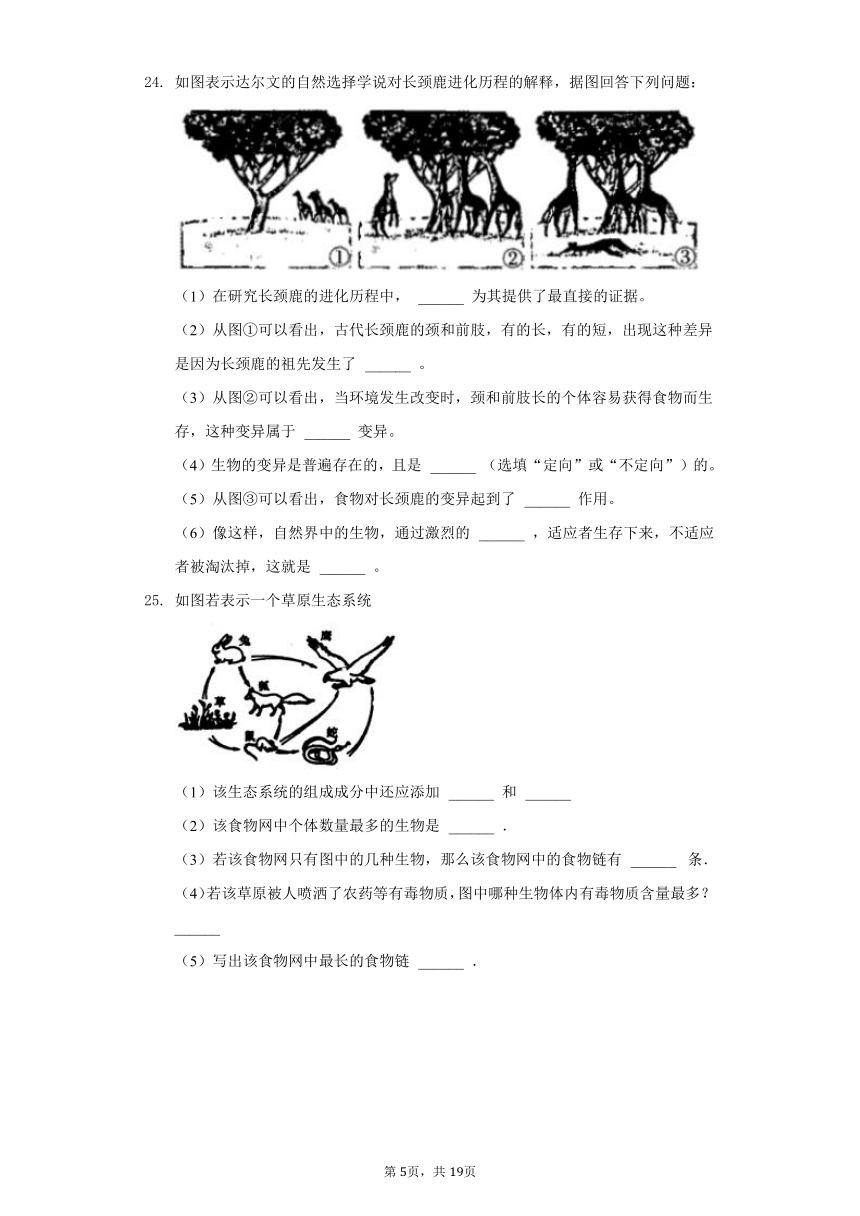 2020-2021学年山东省菏泽市成武县八年级（下）期中生物试卷（word版含解析）