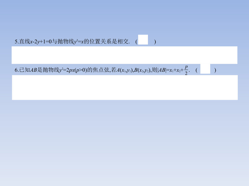 3.3.2抛物线的简单几何性质 课件（共15张PPT）