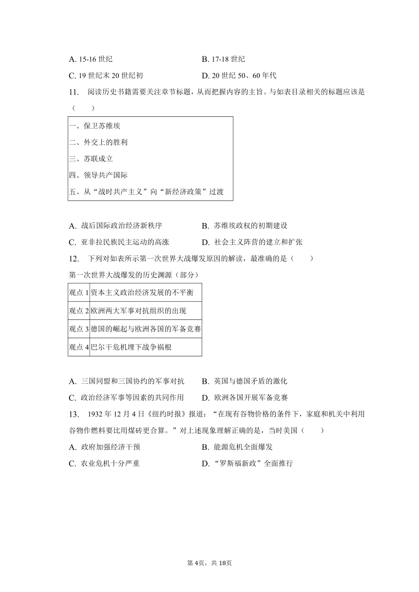 2023年安徽省蚌埠市蚌山区中考历史一模试卷（含解析）