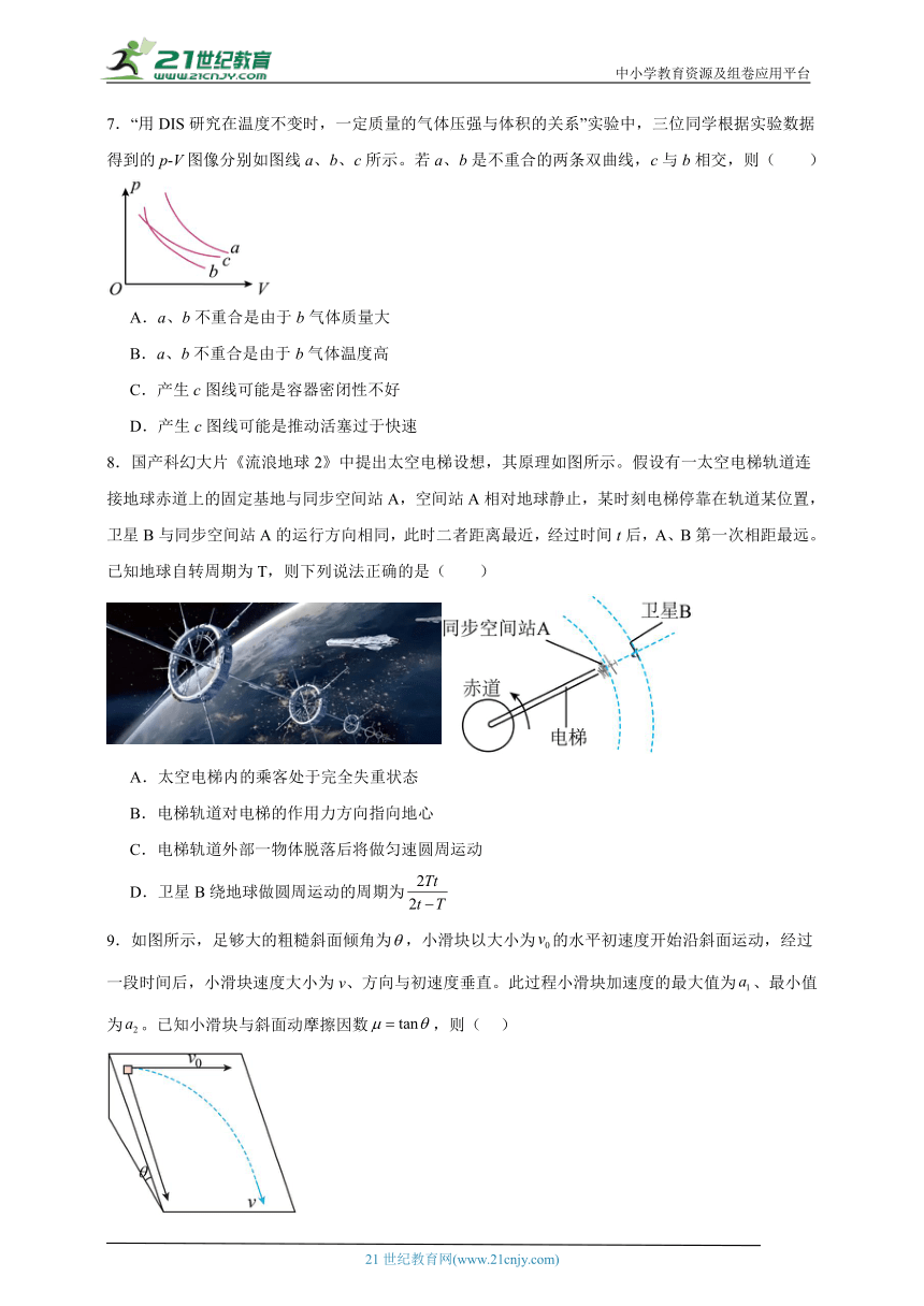 2024年江苏省高考物理模拟试题（三）（含解析）