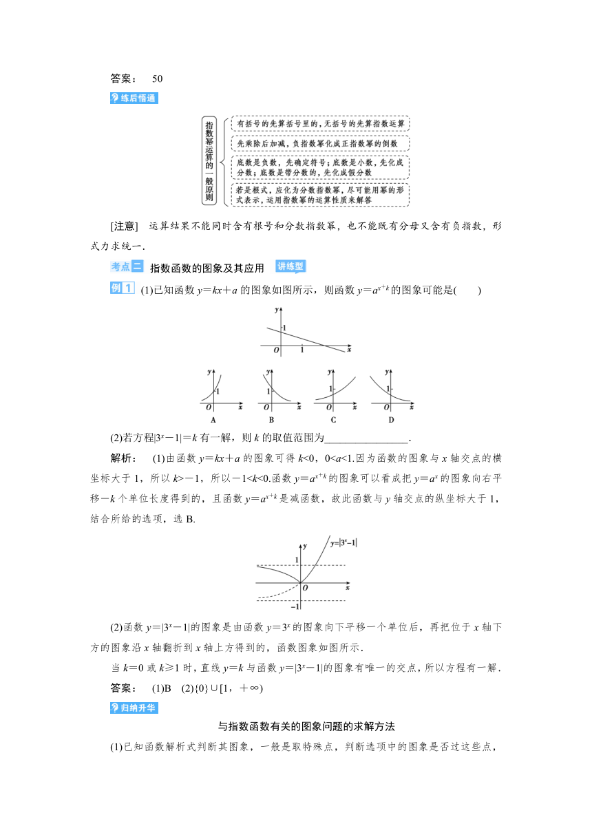 第三章第五节　指数函数（讲义含答案）