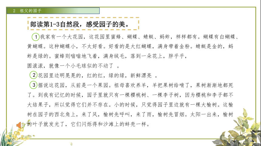 2 祖父的园子  课件（37张）