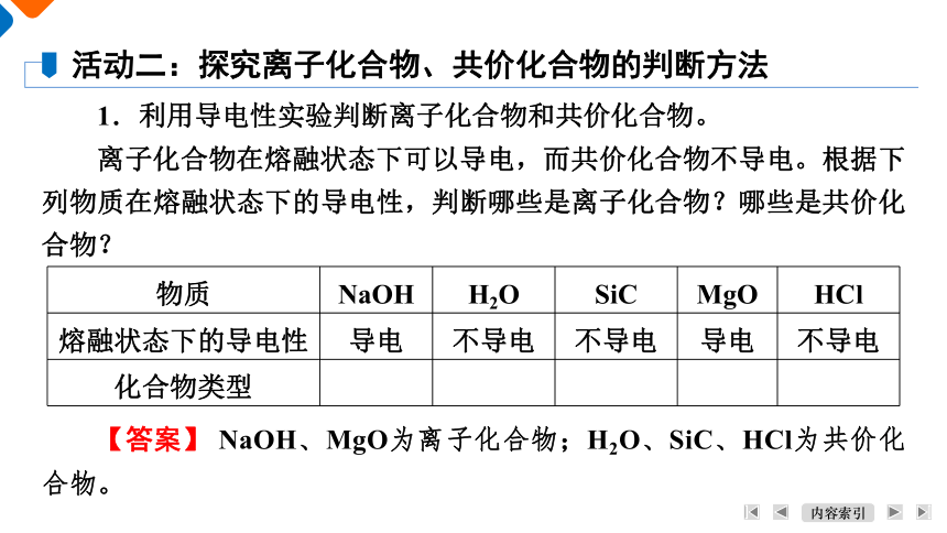 4.3 化学键 课件 2023-2024学年高一上学期化学人教版（2019）必修第一册（共32张PPT）