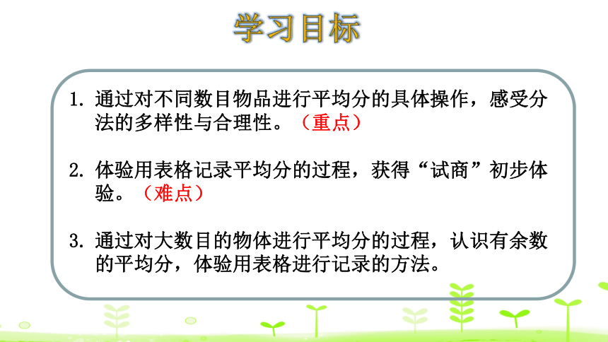 北师大版数学二年级上册7.3 分糖果 课件（18张ppt）