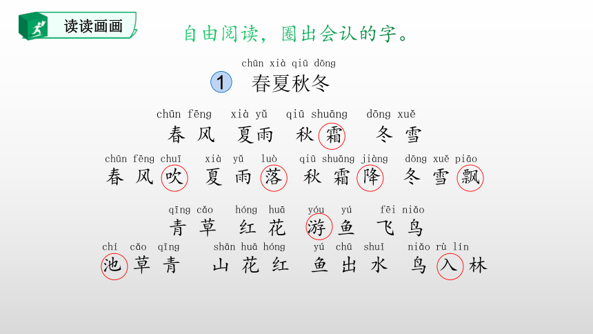 1.春夏秋冬 课件(共47张PPT)