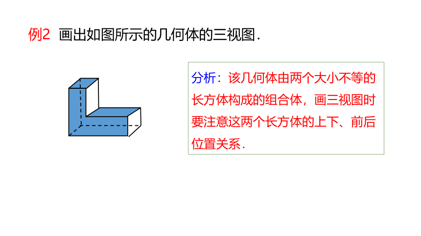 冀教版数学九年级下册同步课件：32.2  第2课时   较复杂立体图形的三视图(共14张PPT)