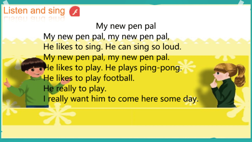 Unit 4 I have a pen pal  Part B Read and write 同步课件（希沃版+图片版PPT)