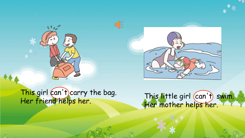 Module 7 Unit 2 This girl can't walk 第一课时 课件(共24张PPT)